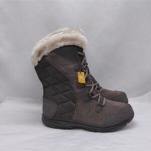 Columbia Ice Maiden II Womens Snow Boots Size 8 Brown Waterproof Hiking Gorpcore